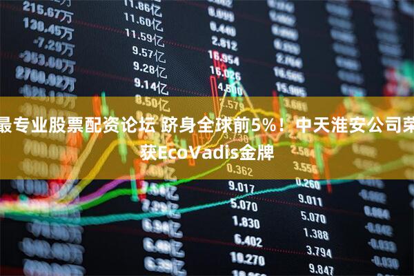 最专业股票配资论坛 跻身全球前5%！中天淮安公司荣获EcoVadis金牌